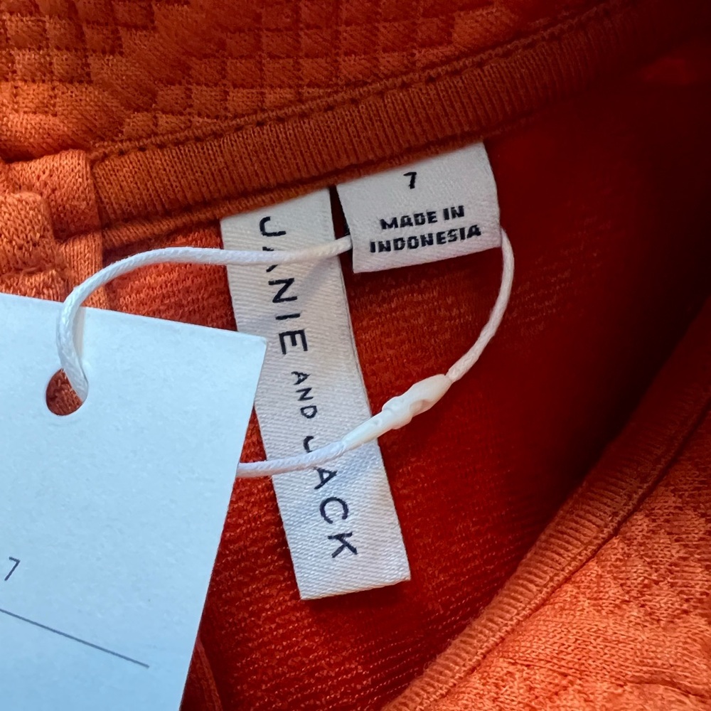 Janie and Jack Orange Kids Casual Dress - Picture 9 of 14